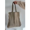 Semišová kabelka Shopper  Miraya (Velikost ONE SIZE, Barva Béžová)