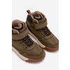 Dětské turistické boty na suchý zip   Pavisse (Velikost 30, Barva Zelená)