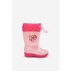 Dětské dívčí holínky princezny  Dazzly (Velikost 22/23, Barva Růžová)