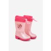 Dětské dívčí holínky princezny  Dazzly (Velikost 22/23, Barva Růžová)