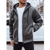 Pánská mikina na zip   BX5596 (Velikost M, Barva Světle šedá)