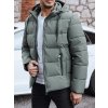 Pánská bunda zimní prošívaná s kapucí  TX5060 (Velikost M, Barva Černá)