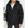 Pánská bunda zimní prošívaná s kapucí  TX5060 (Velikost M, Barva Černá)