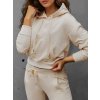 Dámská mikina s kapucí BY1533 (Velikost S, Barva Světle šedá)