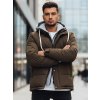 Pánská zimní bunda s kapucí TX5101 (Velikost S, Barva Tmavě modrá)