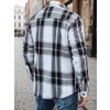 Pánská košile flanelová kostkovaný vzor  DX2673 (Velikost M, Barva Černá)
