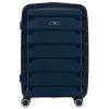 velký polypropylenový kufr s otočnými kolečky (Barva námořnictvo)