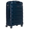 velký polypropylenový kufr s otočnými kolečky (Barva námořnictvo)