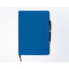 zápisník s pevnou vazbou, formát B5, potištěný linkami (Barva Modrá)