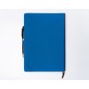 zápisník s pevnou vazbou, formát B5, potištěný linkami (Barva Modrá)