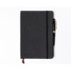 zápisník A5 s tečkovaným potiskem a elastickým zapínáním (Barva Černá)