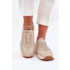 Kožené Dámské Sportovní Boty Sneakers Daniel Lopez Just Dare SS2D4043 (Velikost 38, Barva Béžová)