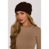 Pletená čepice s copánkovým vzorem M897 (Velikost ONE SIZE, Barva Béžová)