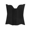 Dámský silný stahovací korzet na pas s pevnou oporou (Barva (varianta) Černá, Velikost L)