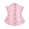 Dámský korzet pod prsa se šněrováním pro tvarování pasu (Barva (varianta) Černá, Velikost M)