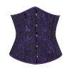 Dámský korzet pod prsa se šněrováním pro tvarování pasu (Barva (varianta) Černá, Velikost M)