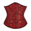 Dámský korzet pod prsa se šněrováním pro tvarování pasu (Barva (varianta) Černá, Velikost M)