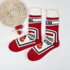 Unisex vtipné ponožky s potiskem (Barva (varianta) RED Tomato D, Velikost ONE SIZE)