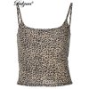 Dámské leopardí krátké tílko – crop top (Barva (varianta) Leopardí, Velikost S)