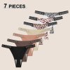 Dámská tanga sada – módní nízký pas (Barva (varianta) Set7, Velikost L)