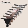 Dámská tanga sada – módní nízký pas (Barva (varianta) Set7, Velikost L)