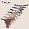 Dámská tanga sada – módní nízký pas (Barva (varianta) Set7, Velikost L)