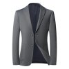 Pánské společenské sako pro slavnostní příležitosti (Barva (varianta) Šedá, Velikost 2XL)