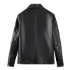 Pánská koženková motorkářská bunda (Barva (varianta) Černá, Velikost M)