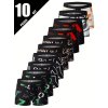 10x pánské boxerky s potiskem, elastický pas (Barva (varianta) Černá, Velikost XS)