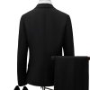 Pánský elegantní oblek pro formální příležitosti (Barva (varianta) Černá, Velikost L)