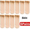 Zimní huňaté domácí ponožky zateplené a pohodlné (Barva (varianta) 5 Pairs Beige)