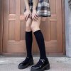 Dlouhé školní vysoké podkolenky v japonském stylu (Barva (varianta) Černá, Velikost 20cm)