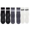 Protiskluzové ponožky na pilates a domácí cvičení (Barva (varianta) 3pairs White)