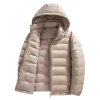 Pánská lehká zimní péřová bunda s kapucí (Barva (varianta) Béžová, Velikost M)