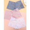 Dámské krajkové boxerky – set 3 kusů (Barva (varianta) Set 7, Velikost L)