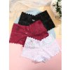 Dámské krajkové boxerky – set 3 kusů (Barva (varianta) Set 7, Velikost L)