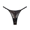 Dámské luxusní tanga se zebrím motivem (Barva (varianta) zebra pattern, Velikost L)