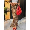 Dlouhá dámská sukně s leopardím vzorem (Barva (varianta) Vzor zebra, Velikost L)
