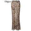 Dlouhá dámská sukně s leopardím vzorem (Barva (varianta) Vzor zebra, Velikost L)
