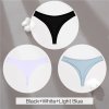 Dámské bavlněné tanga – 3 kusy (Barva (varianta) Set 3, Velikost XL)