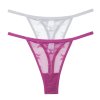 Dámské průhledné bezešvé tanga – sada 2 kusů (Barva (varianta) set1, Velikost M)
