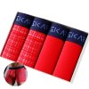 Pánské bavlněné boxerky – 4 ks balení (Barva (varianta) B2 4pcs-pack9, Velikost XL)