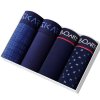 Pánské bavlněné boxerky – 4 ks balení (Barva (varianta) B2 4pcs-pack9, Velikost XL)