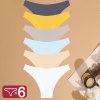 Dámské bezešvé brazilky – 6 ks balení (Barva (varianta) Set3, Velikost M)