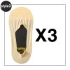 Pánské neviditelné krátké ponožky – 3 páry (Barva (varianta) style 2 skin, Velikost ONE SIZE)