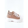 Dětské Tenisky Na Platformě  Travel Time (Velikost 29, Barva Béžová)