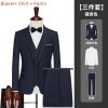 Pánský třídílný oblek pro svatby a formální akce (Barva (varianta) Black 1 button suit, Velikost M)