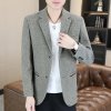 Pánské vlněné sako v britském elegantním stylu (Barva Khaki, Velikost M)