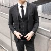 Pánský společenský oblek pro slavnostní události (Barva Černá, Velikost M)