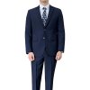Pánský společenský oblek pro svatby a formální události (Barva Tmavě modrá, Velikost 2XL)